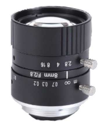 EFL 8mm 2/3 Inch 8MP Industrial Lens for Automation Vision machine camera